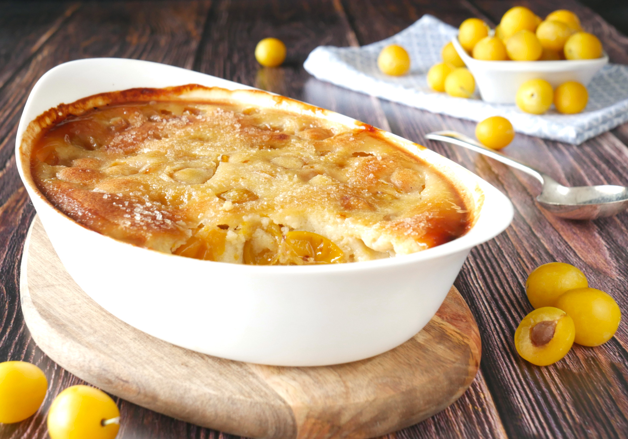 Clafoutis aux Mirabelles - PastryFreak